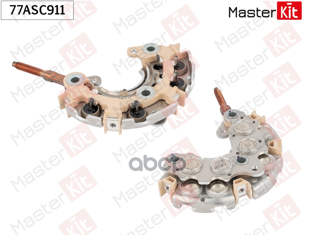 Мост диодный генератора Honda Accord V(CE,CF_) 95-98,Toyota Hiace III(_H1_,YH7,LH6) 87-06 MasterKit арт. 77ASC911