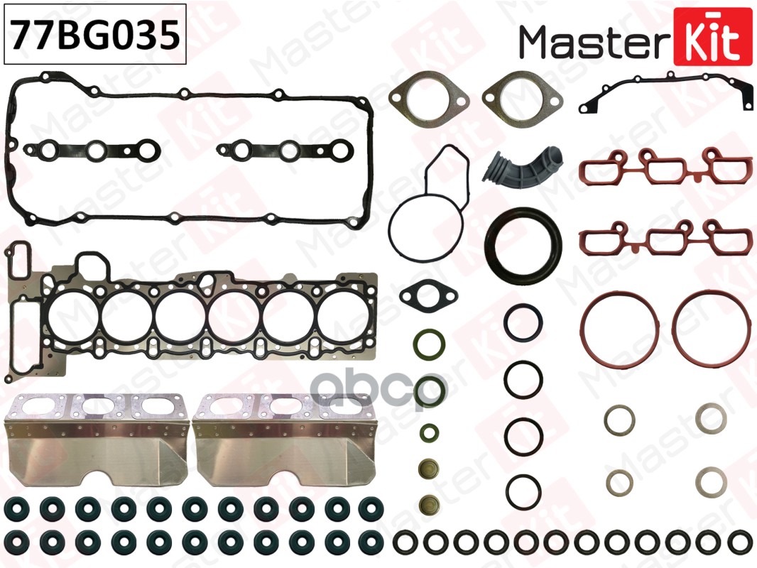 Верхний комплект прокладок с прокладкой ГБЦ BMW E39,E46,X5,Z3 2.2-3.0i M54 00- 77BG035 MasterKit арт. 77BG035