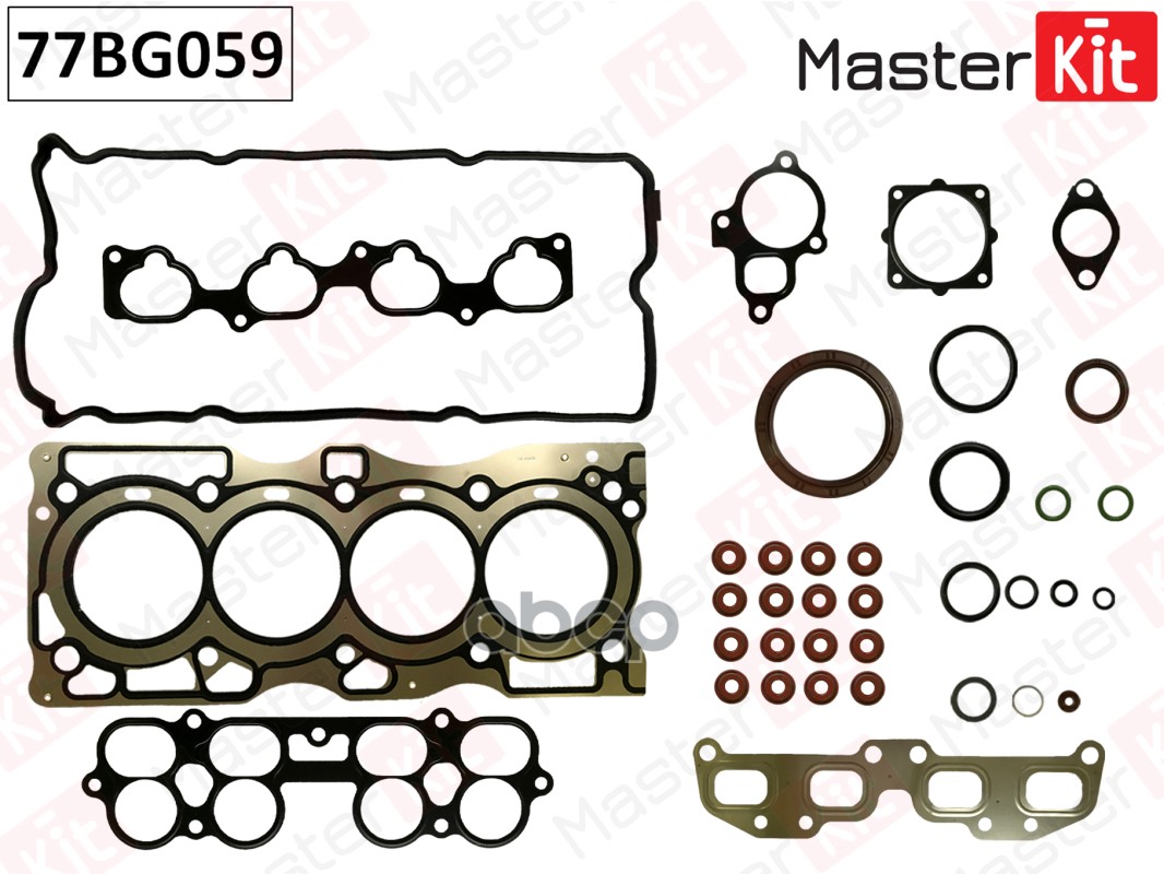 Комплект прокладок ДВС Nissan X-TRAIL(T30) (QR25DE) 01-13 77BG059 MasterKit арт. 77BG059