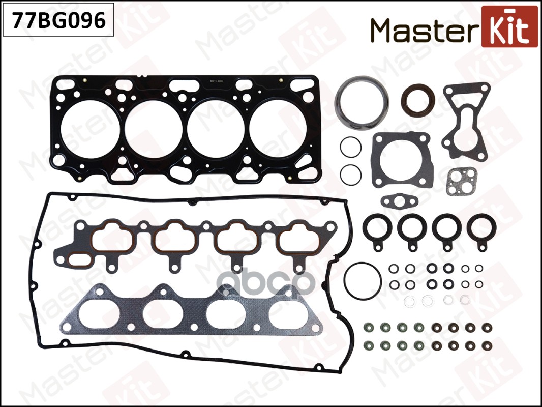 Набор прокладок верхний MITSUBISHI Lancer VII/Outlander 2.0 4G63 MasterKit арт. 77BG096