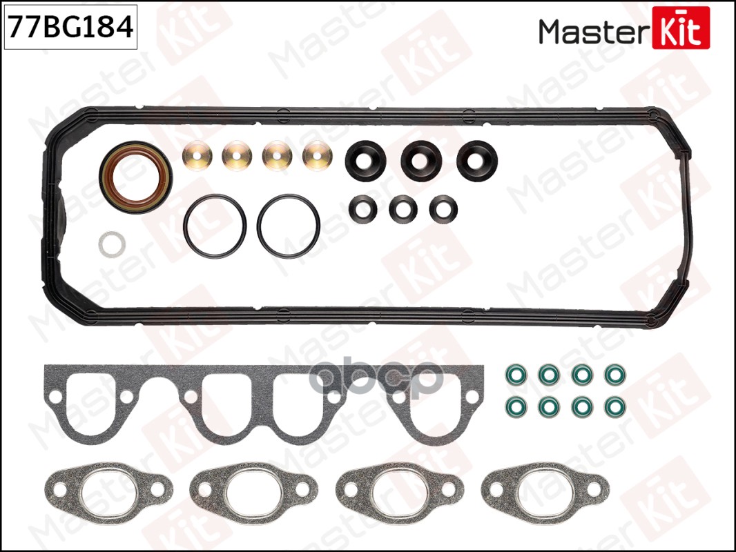 Комплект прокладок ГБЦ VW 1Y/AAZ/ABL/ADE/ADG/AEF/BGG MasterKit арт. 77BG184