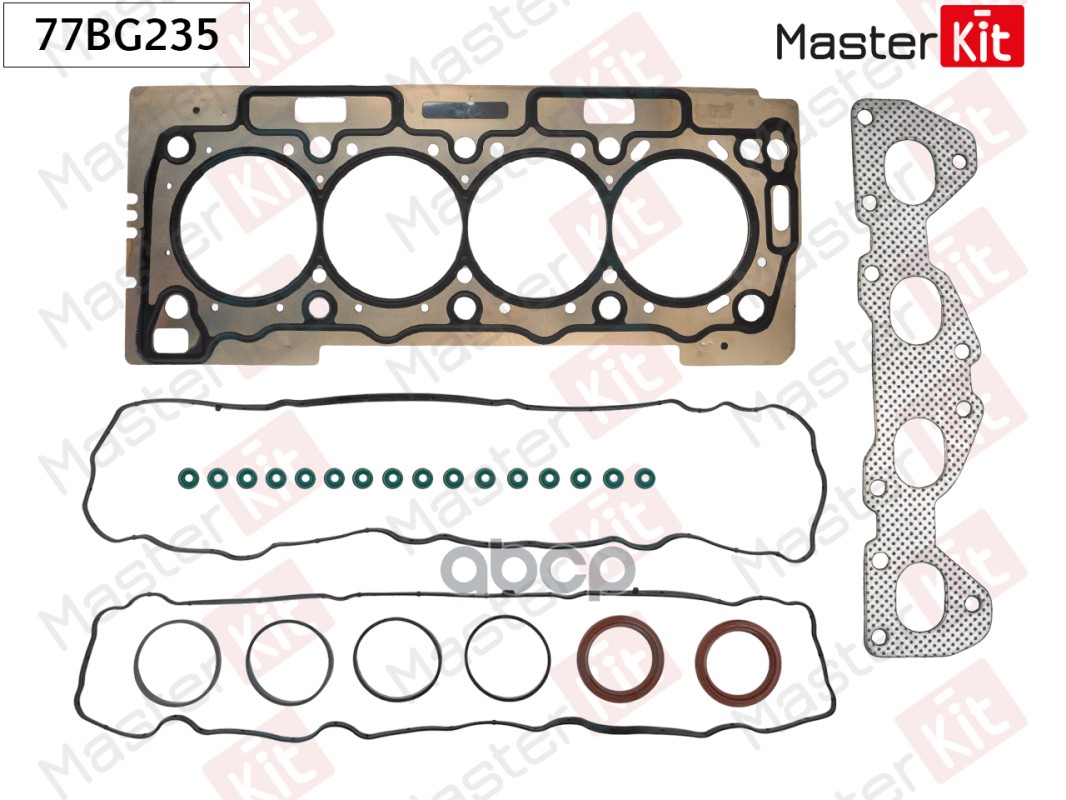 Комплект прокладок ГБЦ Citroen NFU (TU5JP4) MasterKit арт. 77BG235