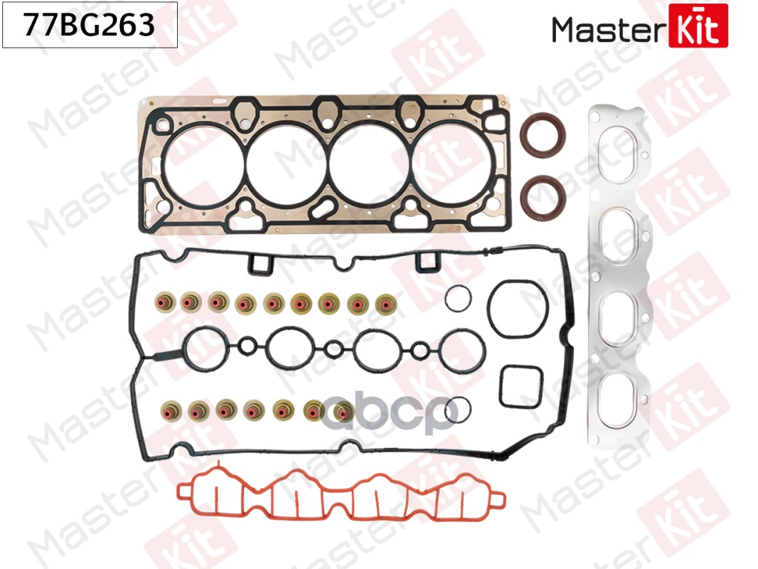 77BG263 Комплект прокладок ГБЦ OPEL A16XER MasterKit арт. 77bg263