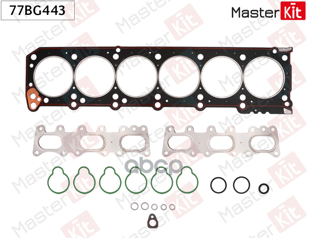 Комплект прокладок ГБЦ MB C-CLASS (W202) M 104.941 MasterKit арт. 77BG443