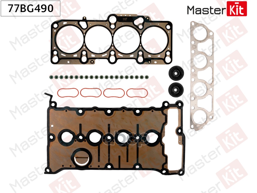 Комплект прокладок ГБЦ Audi A4 (8EC, B7) ALT 77BG490 MasterKit арт. 77BG490