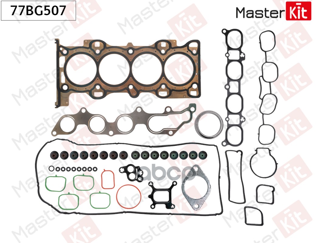 Комплект прокладок ГБЦ Mazda 3 (BL) LFVE 77BG507 MasterKit арт. 77BG507
