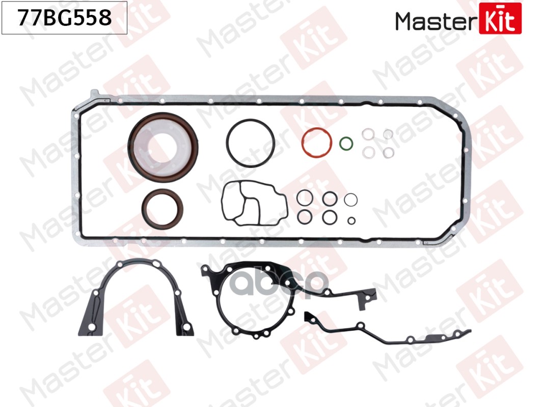 Комплект прокладок, блок-картер двигателя BMW X3 (E83) M54 B25 (256S5) MasterKit арт. 77BG558