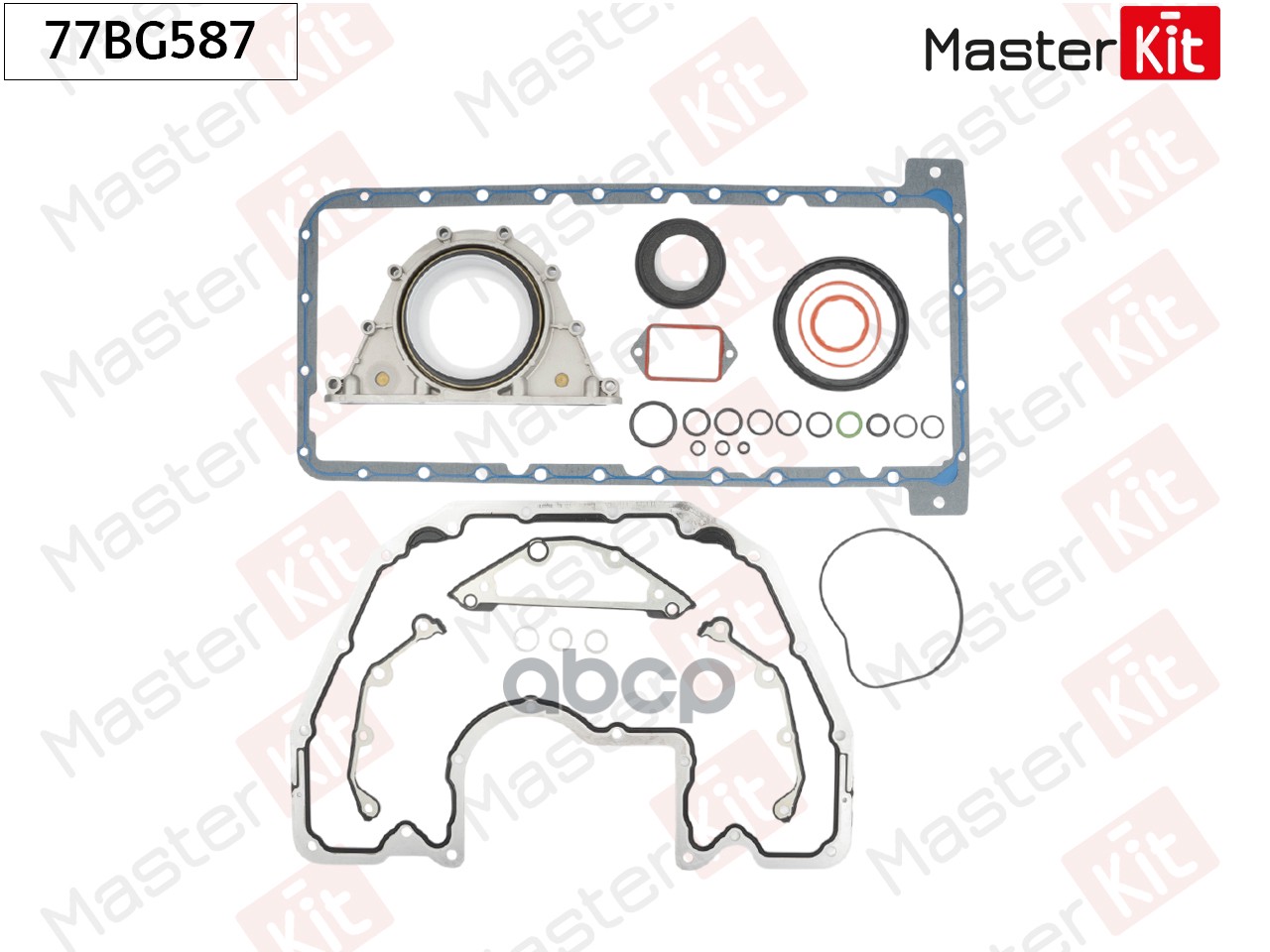 Комплект прокладок, блок-картер двигателя BMW 5 (E61) N62 B44 A MasterKit арт. 77BG587