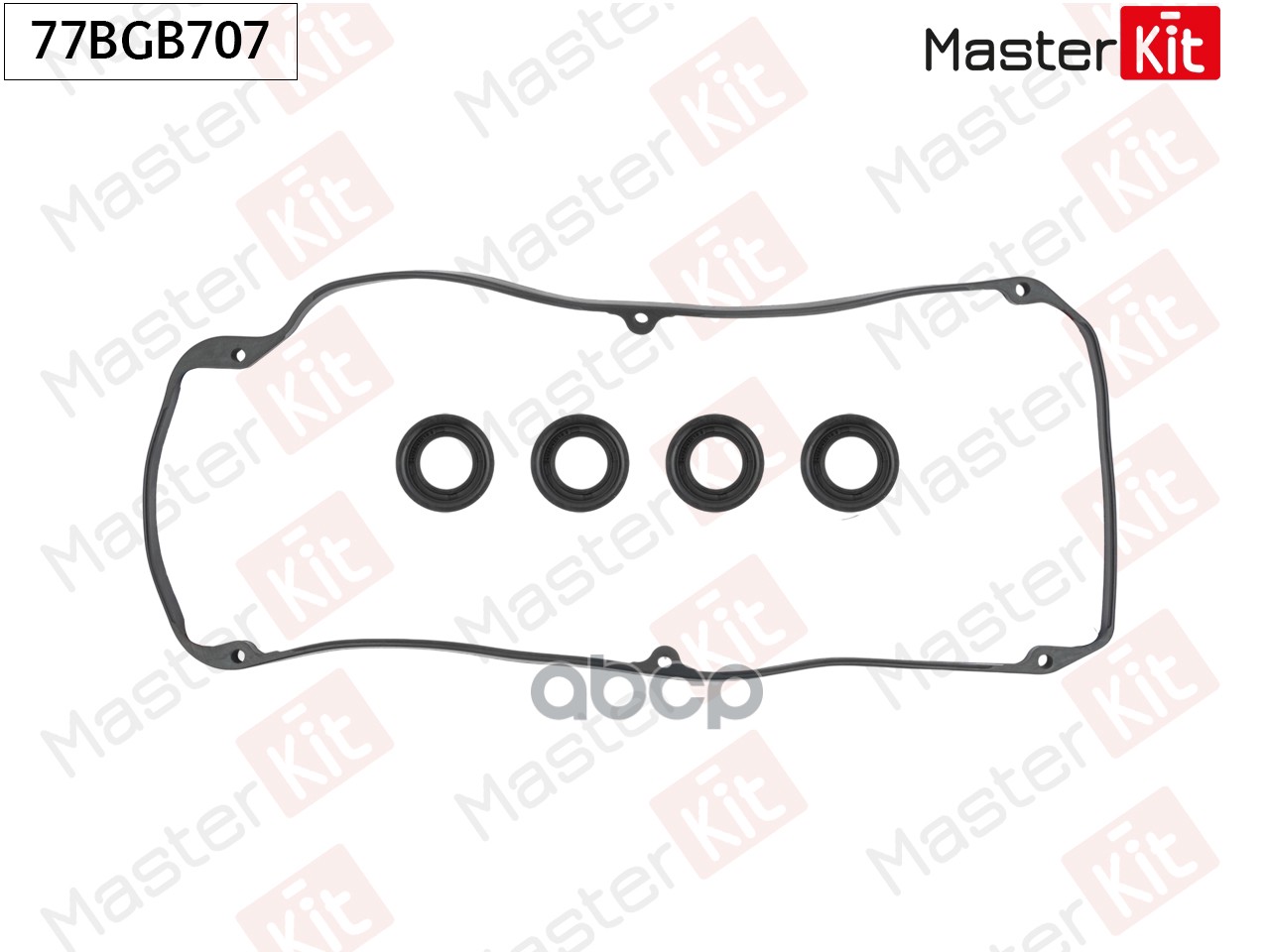 Прокладка клапанной крышки Mitsubishi PAJERO SPORT I (K7_, K9_) 4G93 (SOHC 16V) MasterKit арт. 77BGB707