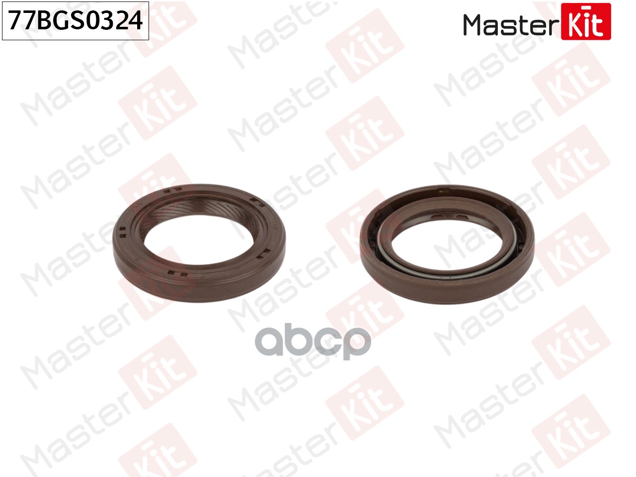 Сальник коленвала перед.25x37,5x5,5 Toyota Corolla(_E18_),Yaris(P15_) 13- (1NR-FE,3NR-FE) MasterKit арт. 77BGS0324