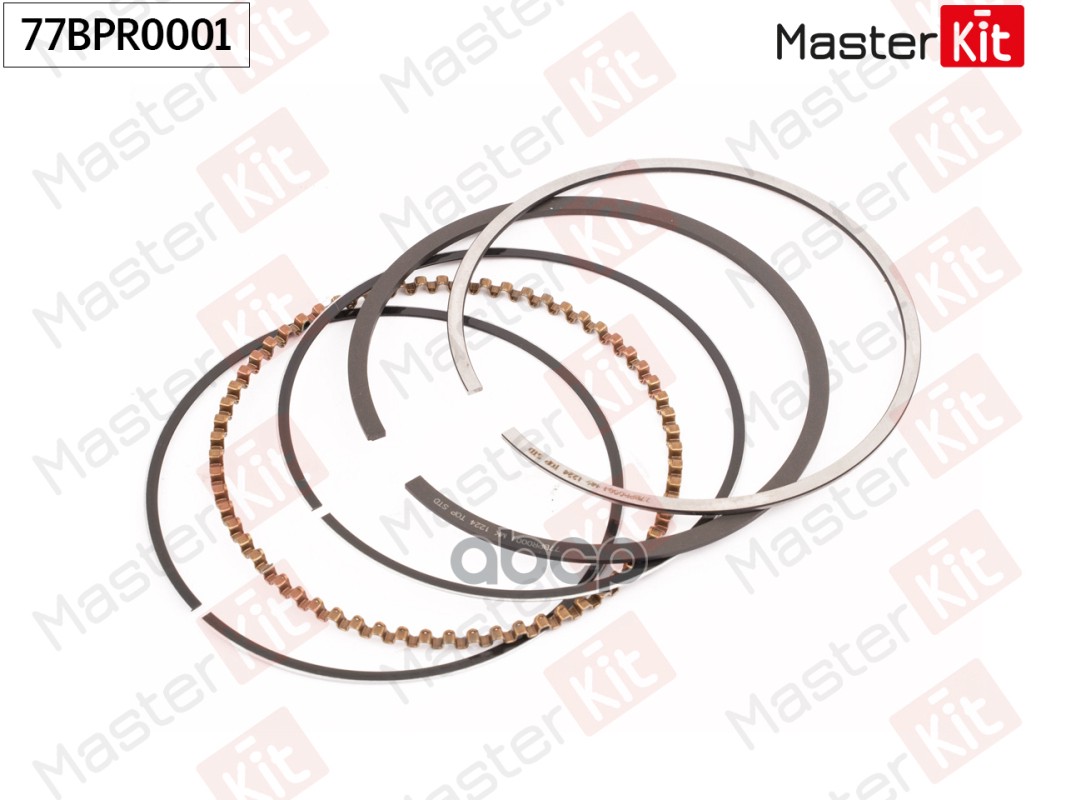 Кольца поршневые (к-т на 1 поршень) (STD) CHEVROLET LXT MasterKit арт. 77BPR0001