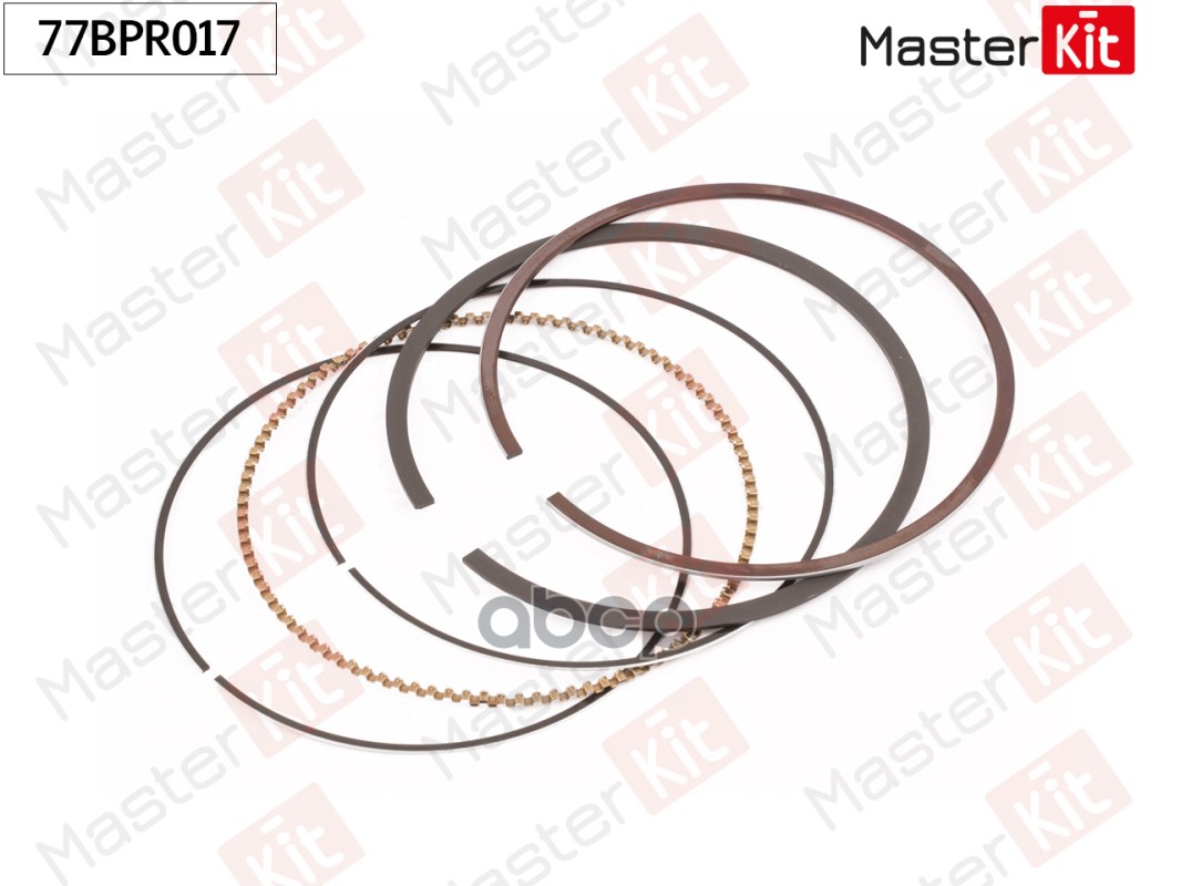Кольца поршневые (к-т на 1 поршень) (0,5) MITSUBISHI 4B11 MasterKit арт. 77BPR0017