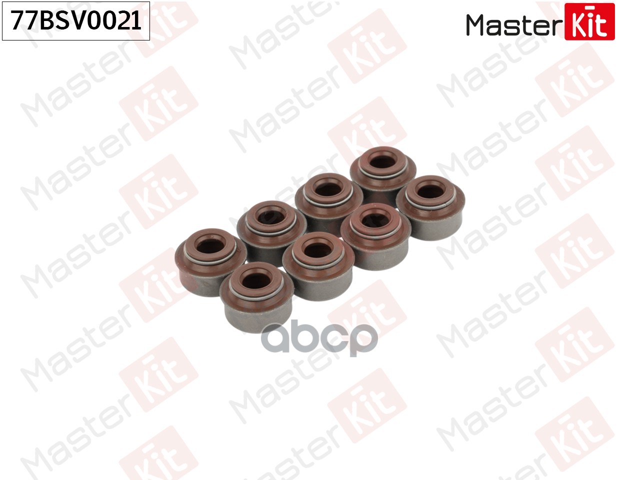 77BSV0021 Колпачок маслосъемный (упак 8 шт) Chevrolet AVEO/KALOS (T250, T255)/Daewoo NEXIA 1995 - F1 MasterKit арт. 77BSV0021