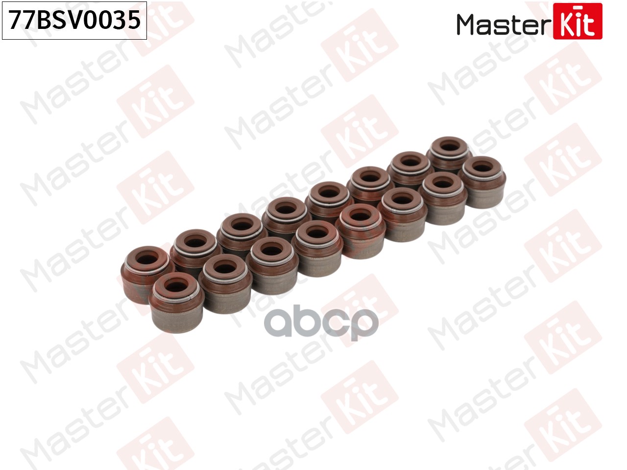 Колпачок маслосъемный (упак 16 шт) Chevrolet CRUZE (J300)/Mitsubishi LANCER VIII (CY_A, CZ 77BSV0035 MasterKit арт. 77BSV0035