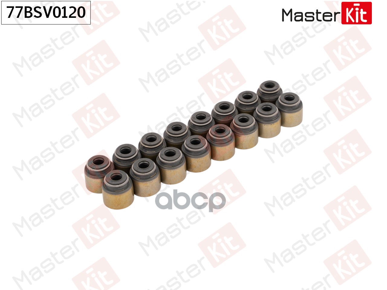 Колпачок маслосъемный (упак 16 шт) Nissan TEANA III (J33, L33)/QASHQAI II (J11, J11_) 2013 77BSV0120 MasterKit арт. 77BSV0120