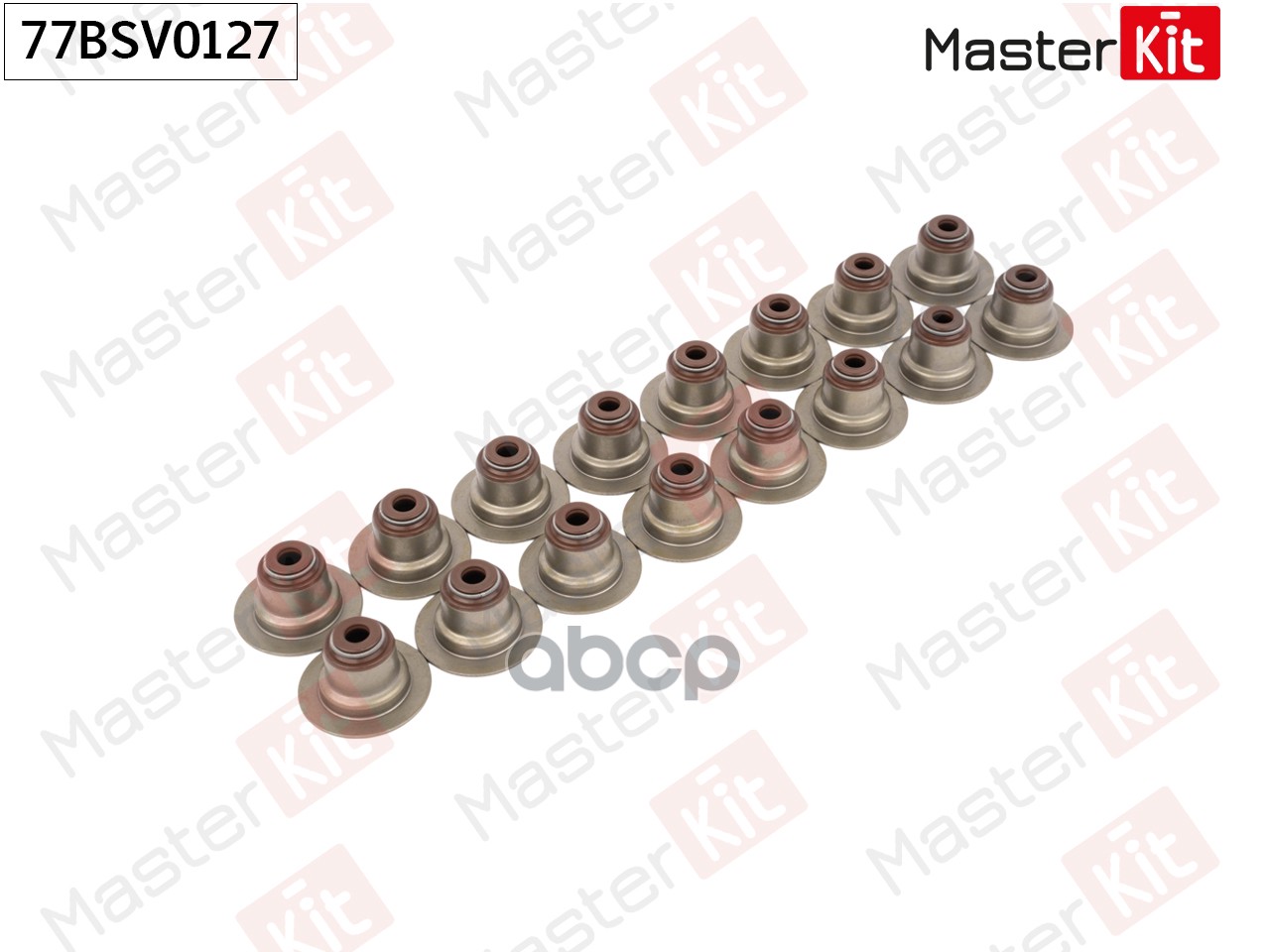 Колпачок маслосъемный (упак 16 шт) Chevrolet AVEO (T300)/LACETTI (J200) 2003 - L14(85CUL4) 77BSV0127 MasterKit арт. 77BSV0127