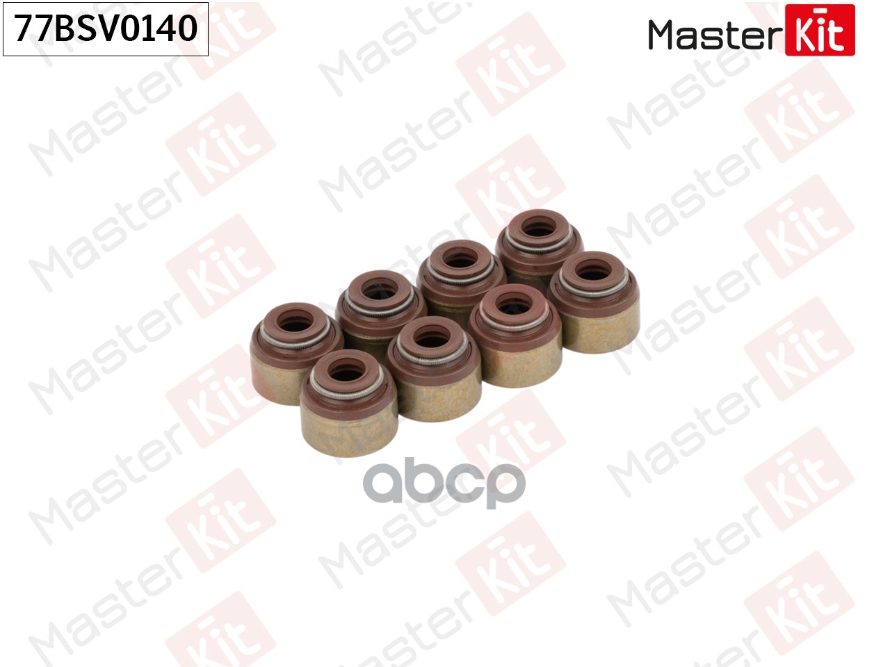 77BSV0140 Колпачок маслосъемный (упак 8 шт) Honda CIVIC VIII (FD, FA)/JAZZ III (GE_, GG_, GP_) 2005 MasterKit арт. 77BSV0140