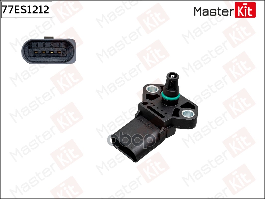Датчик, давление во впускном газопроводе AUDI/VW 2.0TDi-4.2TDi 05-> MasterKit арт. 77ES1212