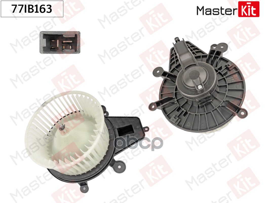 Вентилятор салона UAZ 3163/PATRIOT 2004 - MasterKit арт. 77IB163