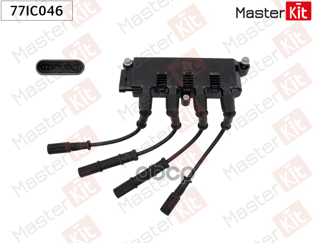 Катушка зажигания FIAT 500, DOBLO 1.2/1.4 77IC046 MasterKit арт. 77IC046