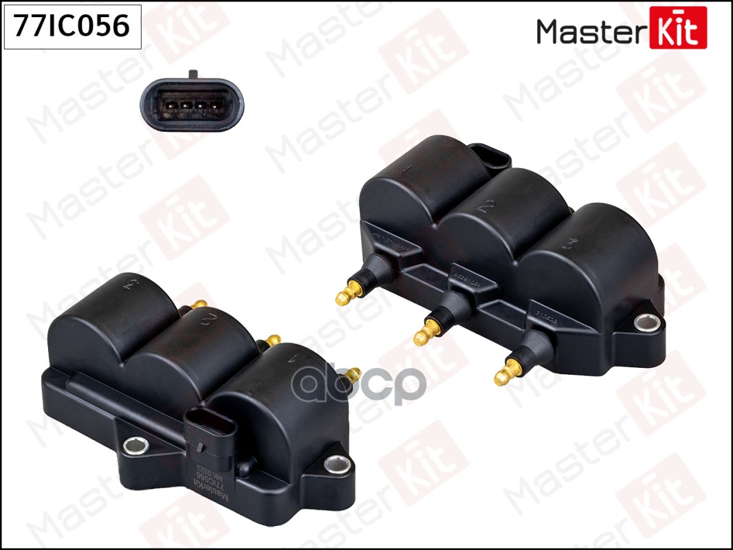 Катушка зажигания DAEWOO MATIZ 77IC056 MasterKit арт. 77IC056