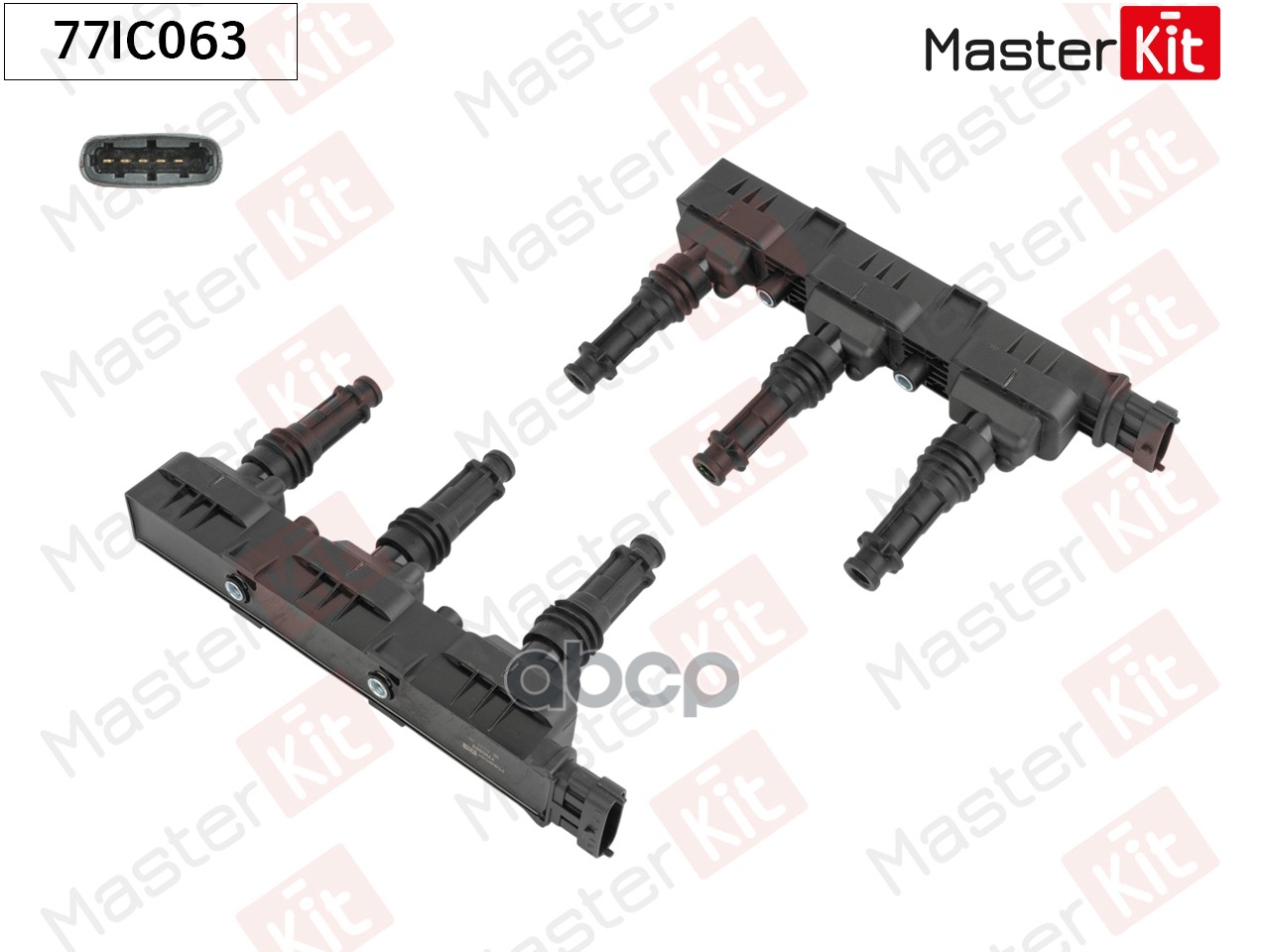 Катушка зажигания Opel Agila(A)(H00),Corsa C(X01),Corsa D(S07) 00-14 MasterKit арт. 77IC063