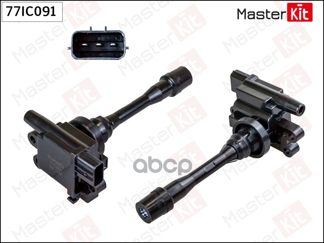 Катушка зажигания Mitsubishi Colt V(CJ_,CP_),Galant(DJ_,ED_,EF),Pajero Sport I(K7_,K9_) 95- MasterKit арт. 77IC091