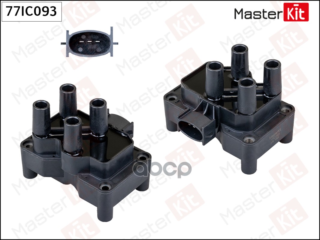 Катушка зажигания FORD FOCUS II, MONDEO III 77IC093 MasterKit арт. 77IC093