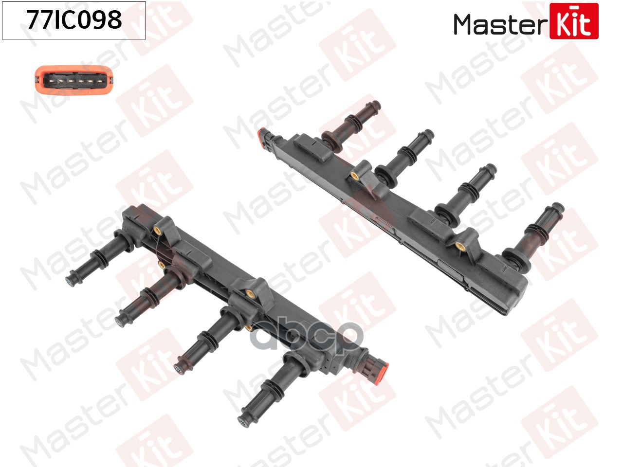 Катушка зажигания Alfa Romeo 159(939_),Brera(939_) 05-12,Opel Vectra C(Z02) 02-09 MasterKit арт. 77IC098