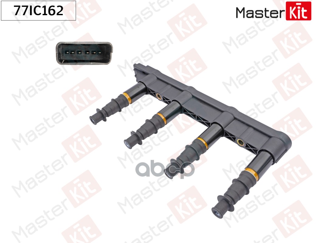 Катушка зажигания Citroen C3 I(FC_,FN_),C4 02-,Peugeot 206,207,307 98- MasterKit арт. 77IC162