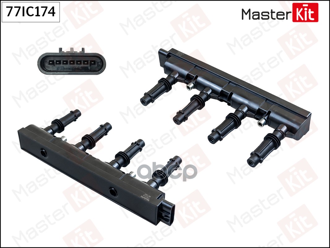 Катушка зажигания Chevrolet Aveo(T300),Cruze(J300) 09-,Opel Astra J,Insignia A(G09) 08- MasterKit арт. 77IC174