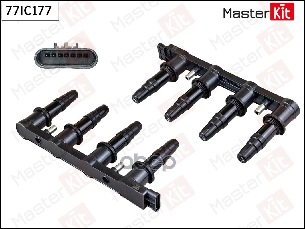 Катушка зажигания Chevrolet Aveo(T300),Cruze(J300) 09-,Opel Astra J,Insignia A(G09) 08- MasterKit арт. 77IC177