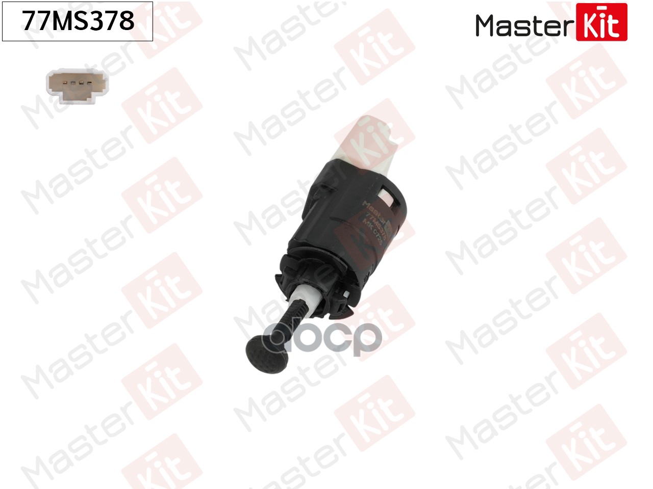 Датчик, включение стоп-сигнала PEUGEOT 206,307 77MS378 MasterKit арт. 77MS378