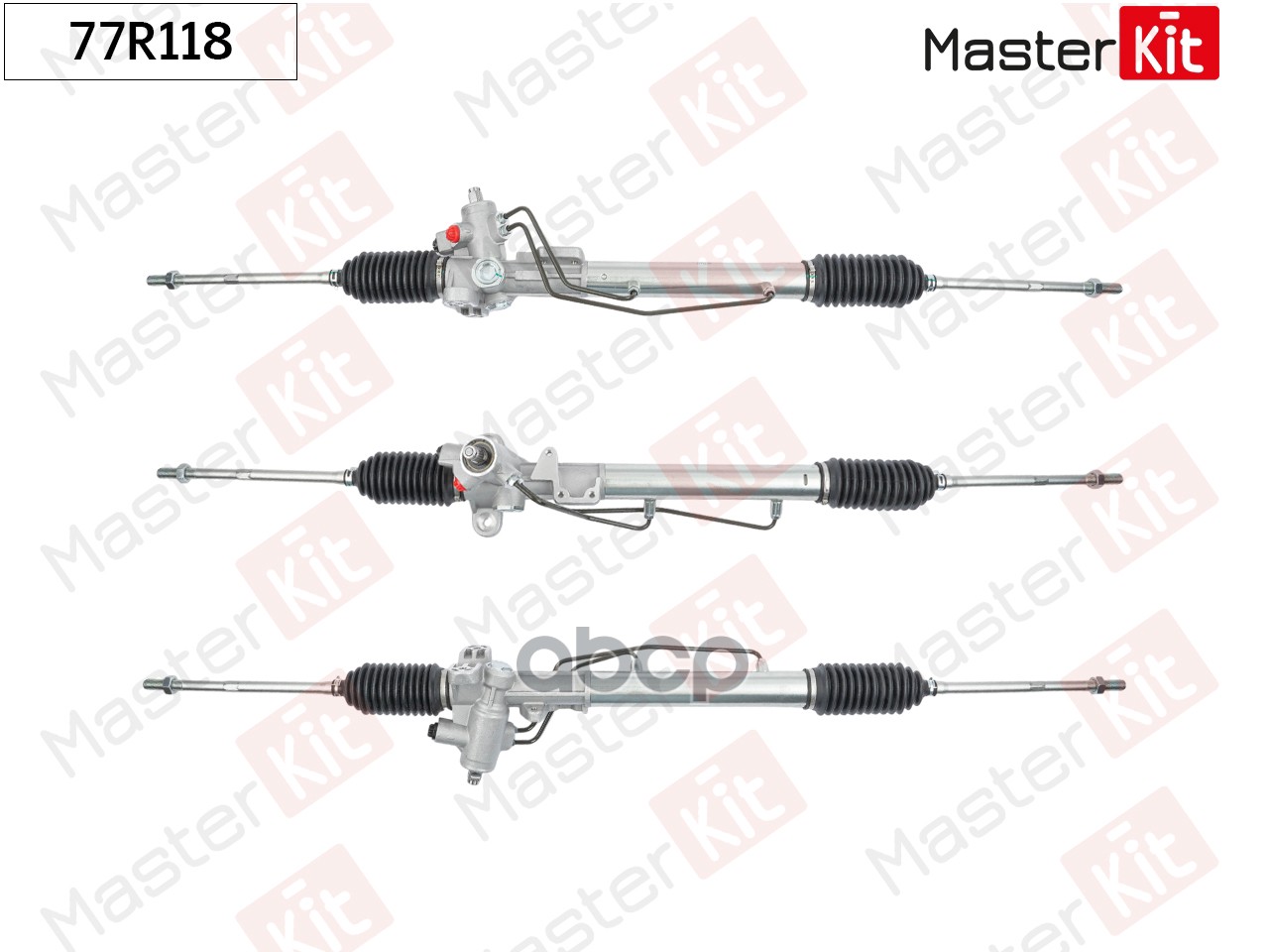 77R118 Рулевая рейка CHERY AMULET/KARRY/ VORTEX CORDA MasterKit арт. 77r118