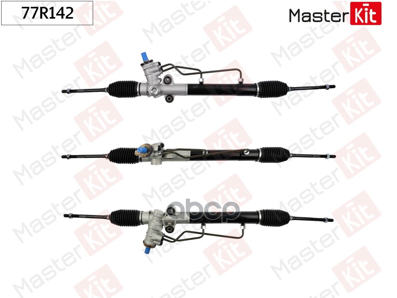 77R142 Рулевая рейка CHEVROLET LACETTI (J200) 2003- MasterKit арт. 77r142