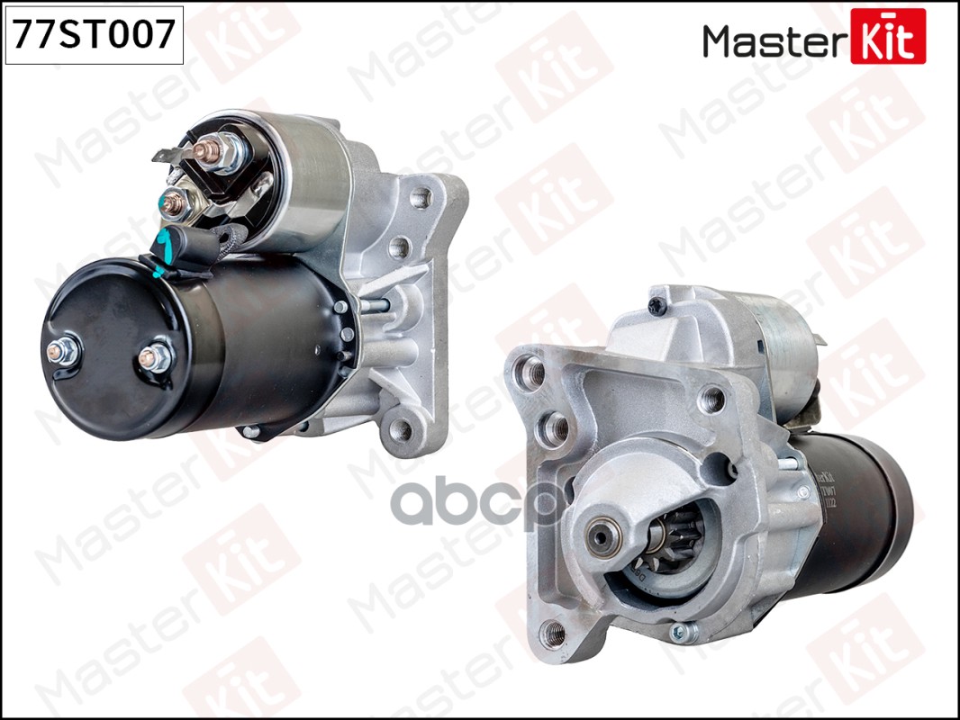 77ST007 Стартер RENAULT ->03 (1.1kw) MasterKit арт. 77st007