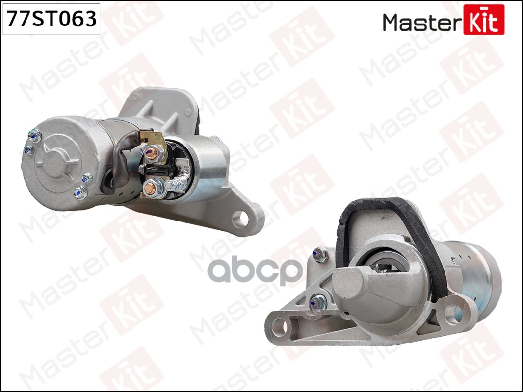Стартер Nissan Qashqai I(J10,NJ10),X-Trail II(T31) 07-13,Renault Fluence(L3_) 10- (1,0kW) MasterKit арт. 77ST063