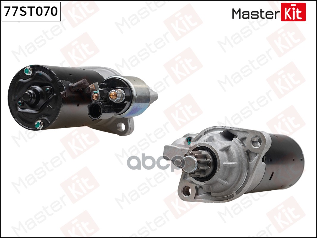 77ST070 Стартер VW T5 2.5TDi (2.2kw) MasterKit арт. 77st070