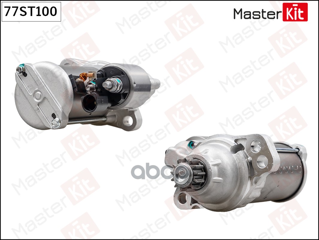 Стартер Audi A3(8V1,8VK) 12-,Skoda Superb III(3V3) 15-,VW Polo(6R1,6C1) 09- (1,1kW) MasterKit арт. 77ST100