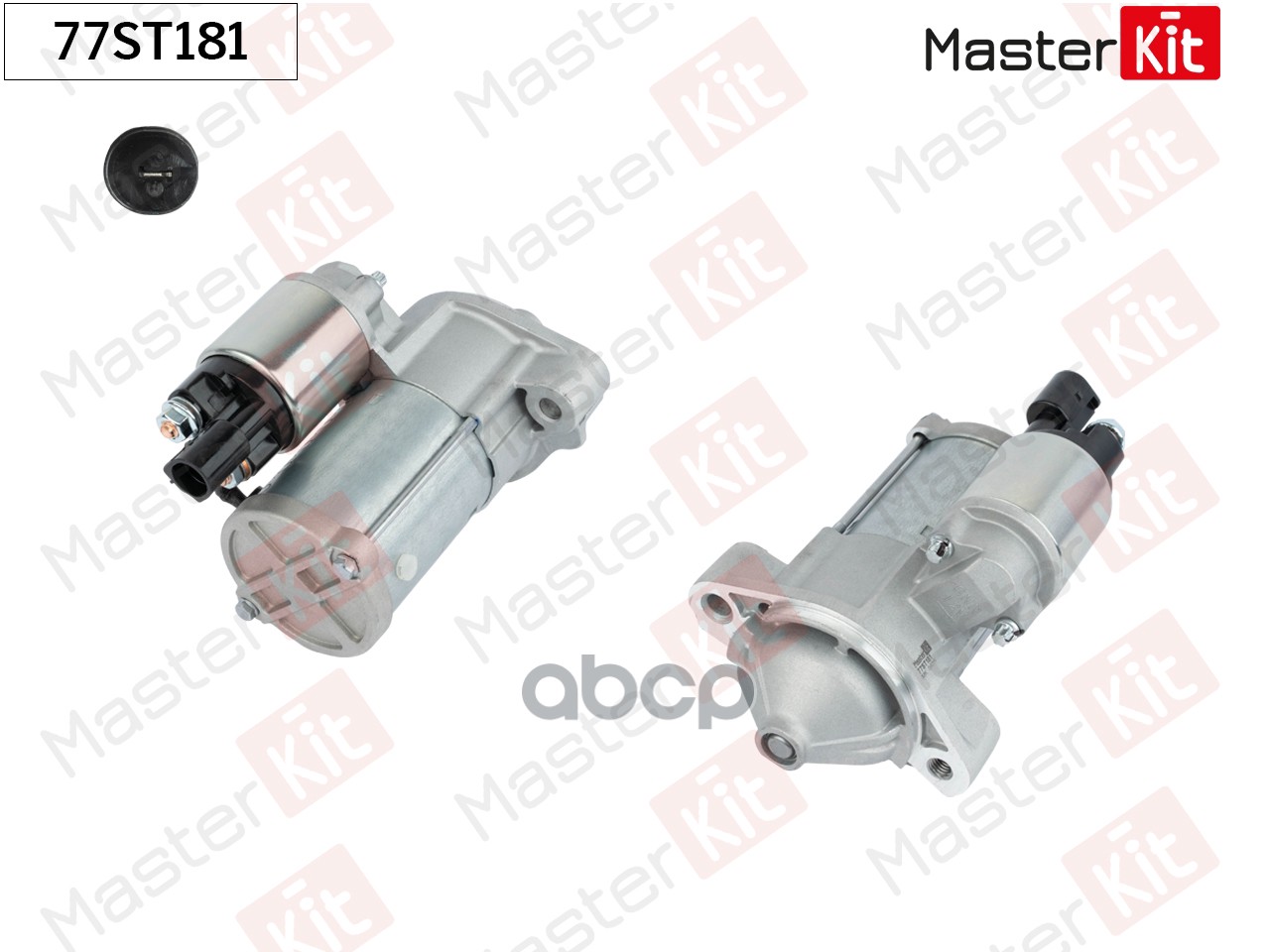 Стартер Chery Tiggo 8 Plus,Tiggo 8 Pro 21-,Exeed TXL 21-,Omoda C5 22- (1,4kW) MasterKit арт. 77ST181