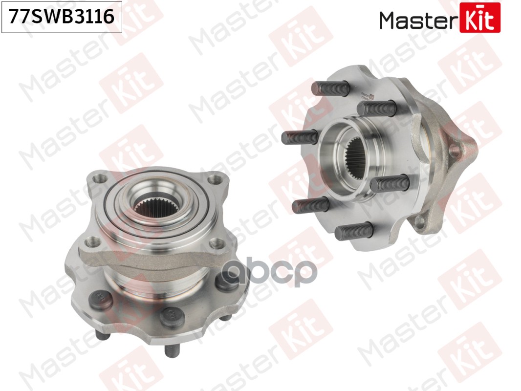 Ступица в сборе с подшипником зад. Nissan PATHFINDER III (R51) 2005 - 77SWB3116 MasterKit арт. 77SWB3116