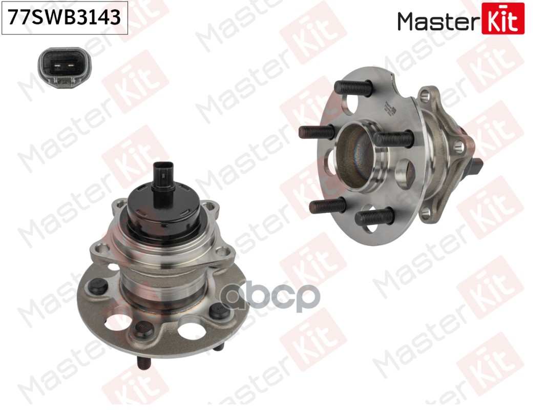 Ступица в сборе с подшипником зад. Toyota NOAH/VOXY (_R6_)/RAV 4 II (_A2_) 2000 - 2007 MasterKit арт. 77SWB3143