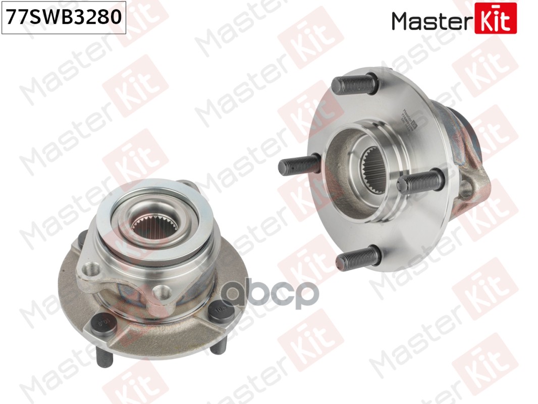 Ступица в сборе с подшипником перед. Nissan NV200/EVALIA 2010 - MasterKit арт. 77SWB3280