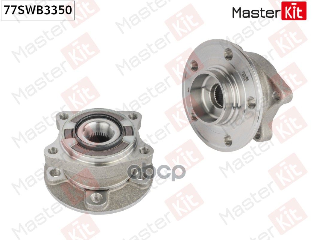 Ступица в сборе с подшипником зад. Volvo S60 I (384)/S80 I (184) 1998 - 2010 77SWB3350 MasterKit арт. 77SWB3350