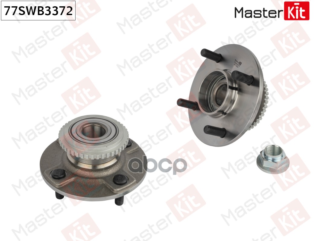 77SWB3372 Ступица в сборе с подшипником зад. Nissan ALMERA II (N16)/PRIMERA (P11) 1996 - MasterKit арт. 77swb3372