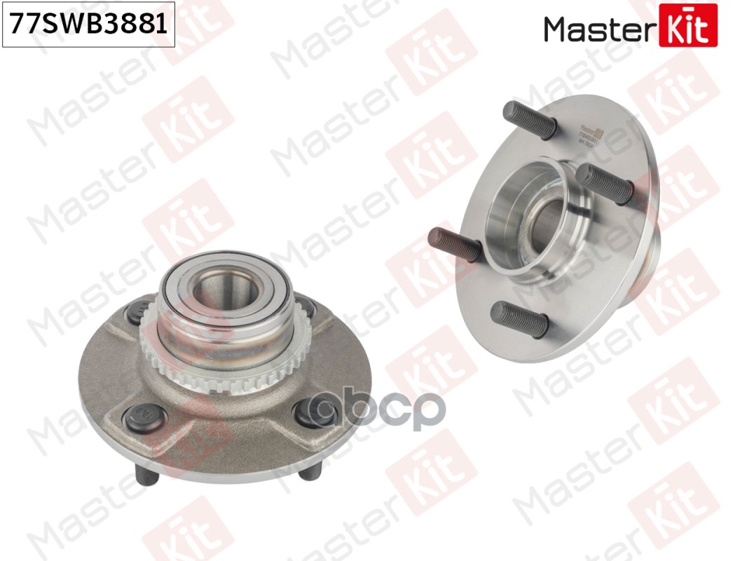 Ступица в сборе с подшипником зад. Nissan ALMERA II (N16)/PRIMERA (P11) 1996 - MasterKit арт. 77SWB3881