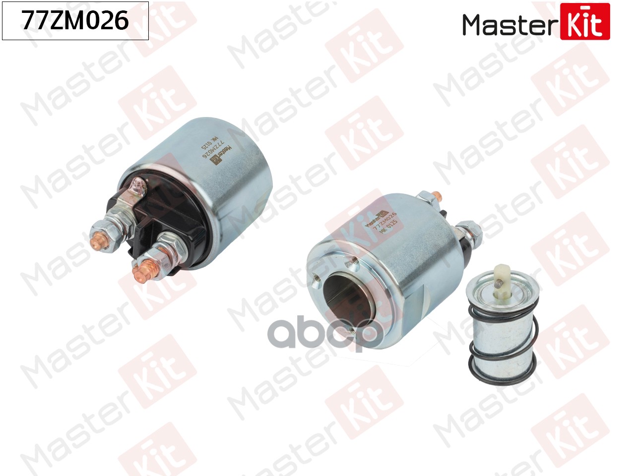 Реле втягивающее  RENAULT DUSTER, SANDERO, MEGANE 77ZM026 MasterKit арт. 77ZM026