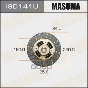 Диск сцепления ISUZU BIGHORN MASUMA ISD141U Masuma арт. ISD141U
