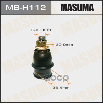 Опора Шаровая Honda City Masuma Mb-H112 Masuma арт. MB-H112