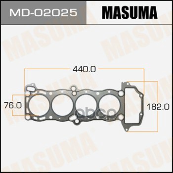 Прокладка ГБЦ NISSAN NX COUPE MASUMA MD-02025 Masuma арт. MD-02025